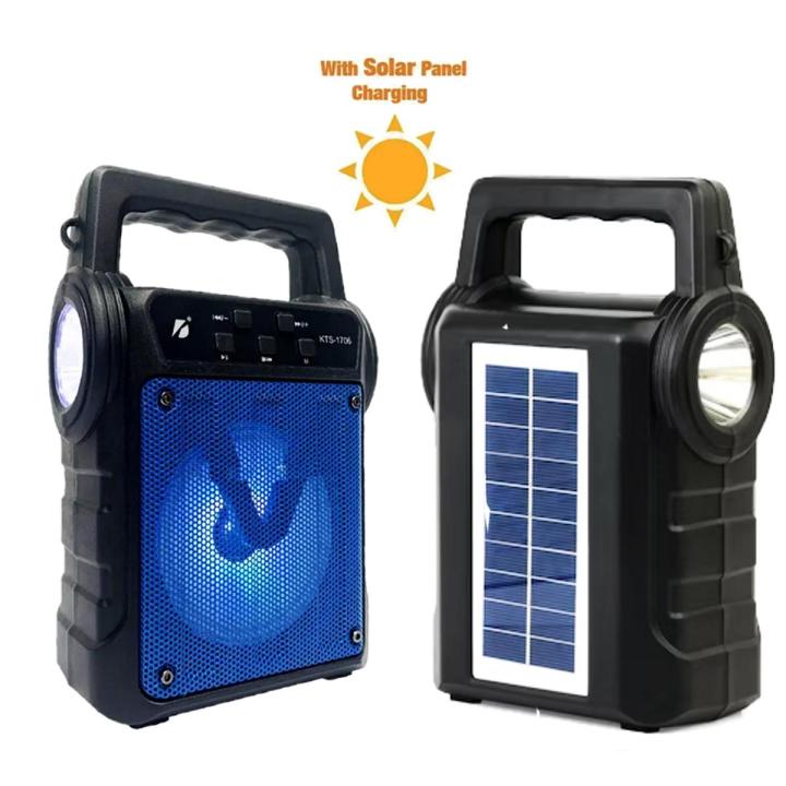 Wireless solar speaker